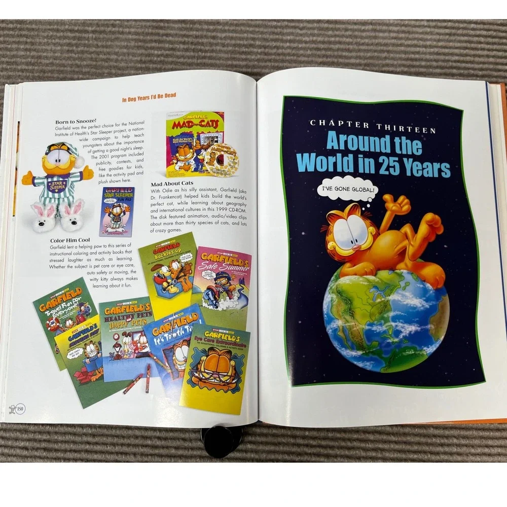 Garfield at 25 In Dog Years I'd Be Dead Hardcover Jim Davis 25th Anniversary